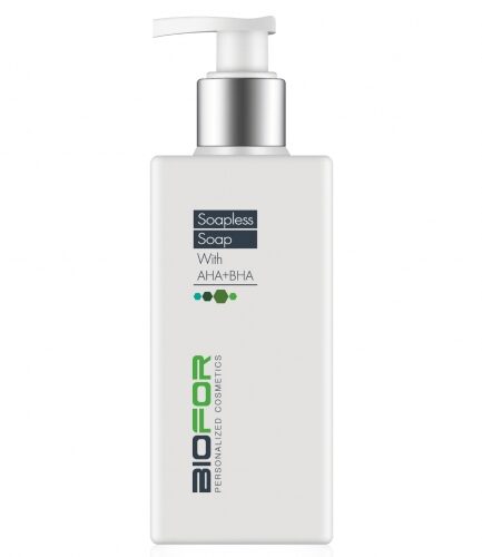 BIOFOR Soapless Soap prausiklis su AHA ir BHA rūgštimis, 250 ml